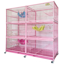 Cage à chat/cage pour animaux de compagnie hengshui trois ayers de haute qualité pour l&#39;élevage